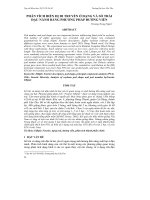PHÂN TÍCH BIẾN DỊ DI TRUYỀN Ở DẠNG VÀ SỐ TRÁI ĐẬU NÀNH BẰNG PHƯƠNG PHÁP ĐƯỜNG VIỀN ppt
