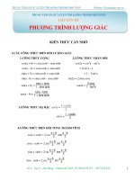 Chuyên đề phương trình lượng giác