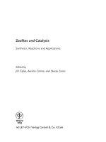 zeolites and catalysis  synthesis, reactions and applications - wiley