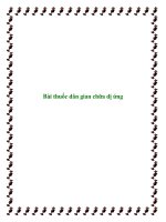 Bài thuốc dân gian chữa dị ứng pdf