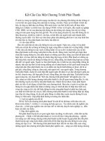 Kết Cấu Của Một Chương Trình Phát Thanh