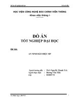 đồ án :AN NINH BÁO HIỆU SIP.Nâng cao hiệu năng hệ thống WCDMA trên cơ sở khai thác các phương pháp phân tập