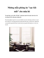 Những mẫu phòng ăn 