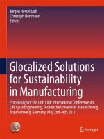 glocalized solutions for sustainability in manufacturing