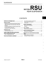 HỆ THỐNG GIẢM SÓC SAU TRÊN NISSAN VERSA HATCH BACK ĐỜI 2012