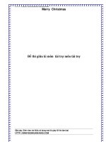 Đề thi giữa kì môn tài trợ môn tài trợ doc