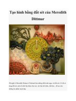 Tạo hình bằng đất sét của Meredith Dittmar doc