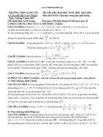 TRƯỜNG THPT LONG MỸ ĐỀ THI THỬ ĐẠI HỌC NĂM HỌC 2012-2013 Môn toán pdf