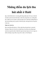 Những điểm du lịch thu hút nhất ở Haiti potx