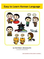 easy to learn korean language