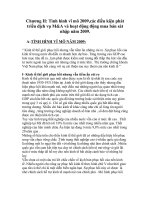 tình hình vĩ mô 2009,các điều kiện phát triển dịch vụ m&a và hoạt động động mua bán sát nhập năm 2009