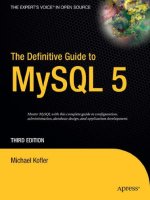 the definitive guide to mysql 5, 3rd ed 2005