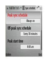 .Cấu hình Nokia E71 đồng bộ hóa với Exchange Server 2007 (Phần 2) potx