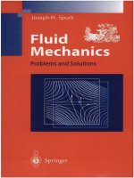 fluid mechanics problems and solutions