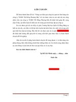 Nâng cao hiệu quả công tác quản trị bán hàng cho công ty TNHH TM Rồng Phương Bắc