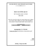 Một số vấn đề xã hội nảy sinh trong quá trình xây dựng, phát triển các khu công nghiệp ở vùng kinh tế trọng điểm miền trung hiện nay