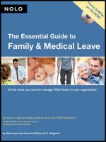 the essential guide to family and medical leave (2007)
