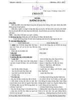 GIÁO ÁN LỚP 4 TUẦN 29 NĂM HỌC 2011-2012