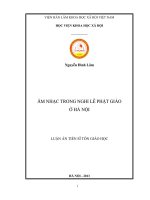 Âm nhạc trong nghi lễ Phật giáo ở Hà Nội