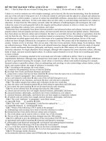 ĐỀ THI THỬ MÔN ANH 2013 LẦN 18