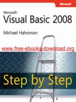 microsoft visual basic 2008 step by step