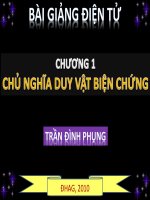 CHỦ NGHĨA DUY VẬT BIỆN CHỨNG potx