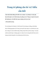 Trang trí phòng cho bé và 5 điều cần biết doc