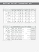 API 5l specification for line pipe