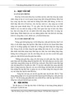 Sáng kiến vận dụng phương pháp tỉ lện vào giải toán hỗn hợp hóa học 9