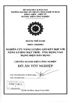 Nghiên cứu năng lượng gió kết hợp với năng lượng mặt trời ứng dụng vào mạng điện dân dụng