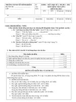 Đề thi giữa kỳ II môn Tiếng Việt lớp 4 năm 2011-2012 ppt