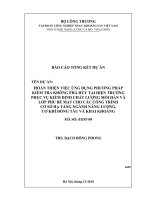 Ứng dụng phương pháp kiểm tra không phá hủy tại hiện trường phục vụ kiểm định chất lượng mối hàn với lớp phủ bề mặt cho các công trình cơ sở hạ tầng ngành năng lượng