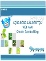 DÂN tộc NÙNG