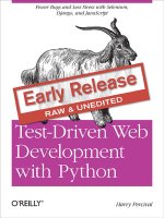 test driven web development with python