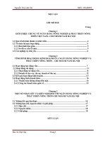 báo cáo thực tập NHN0&PTNT nam hà nội