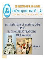 thuyết trình ngân hàng thương mại
