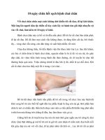 10 ngày chữa hết sạch bệnh chai chân