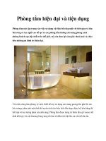 Phòng tắm hiện đại và tiện dụng pptx