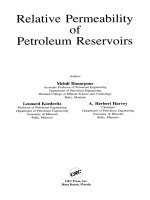 relative permeability of petroleum reservoir