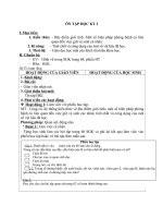 Giáo án bài Ôn tập kiễm tra học kỳ 1 - Khoa học 5 - GV:L.N.Tân