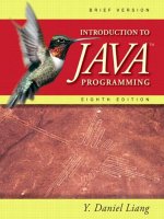 introduction to java programming, 8th edition