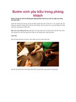 Bướm xinh yêu kiều trong phòng khách pot