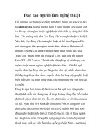 Đào tạo người làm nghệ thuật doc
