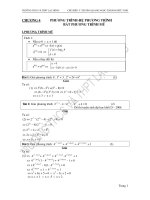 Phương trình, hệ phương trình, bất phương trình mũ