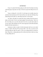 Phân tích báo cáo tài chính công ty cổ phần viễn thông FPT giai đoạn 2009 - 2011