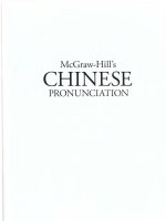 mcgraw-hill's chinese pronunciation