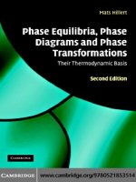 phase equilibria, phase diagrams and phase transformations - their thermodynamic basis