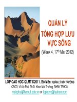 QUẢN LÝ TỔNG HỢP LƯU VỰC SÔNG doc