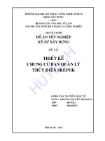 Đồ án tốt nghiệp: Thiết kế chung cư ban quản lý thủy điện Srêpok