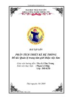 Đề tài: Quản lý trung tâm giới thiệu việc làm docx